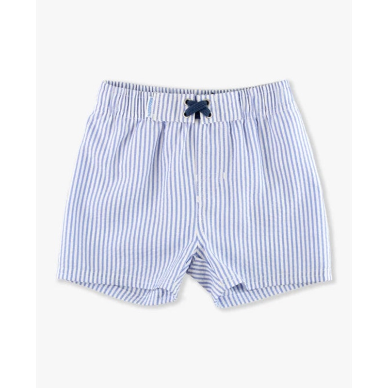 Rugged Butts Periwinkle Blue Seersucker Swim Trunks