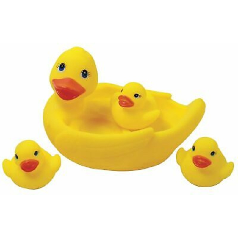 Tubby Scrubby Duck Family Bath Toys