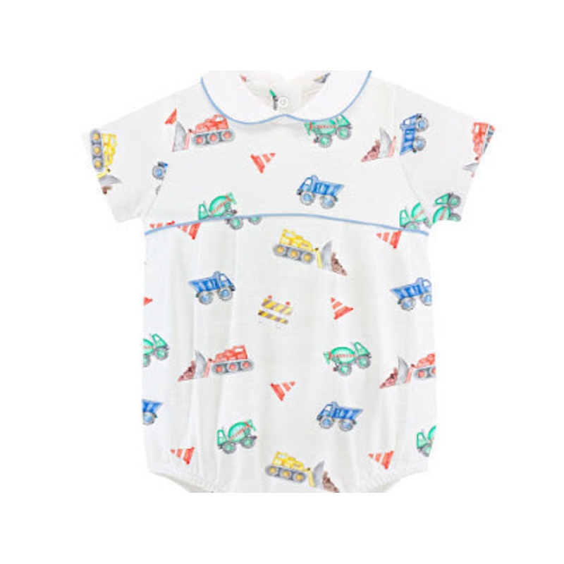 Baby Club Chic Construction bubble w/round collar