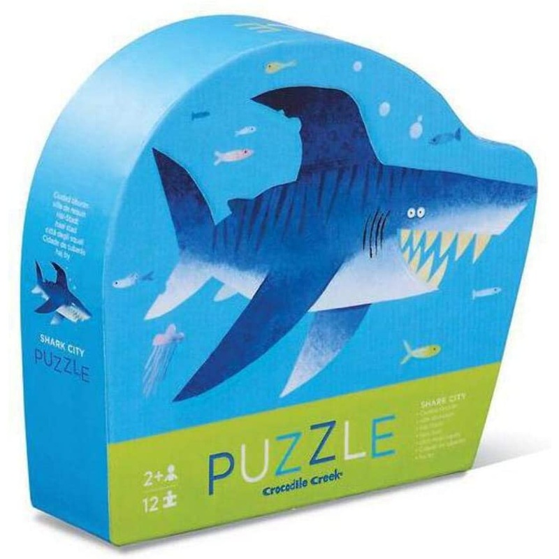 Crocodile Creek 12Pc Mini Shark City Puzzle