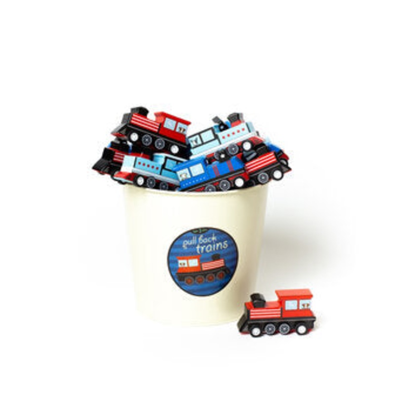 Mini Wooden Pull Back Train