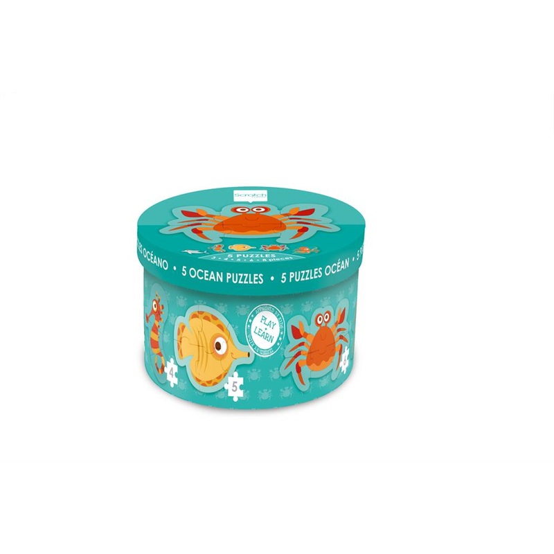 Scratch Europe Starter Ocean Puzzle (5 in 1)