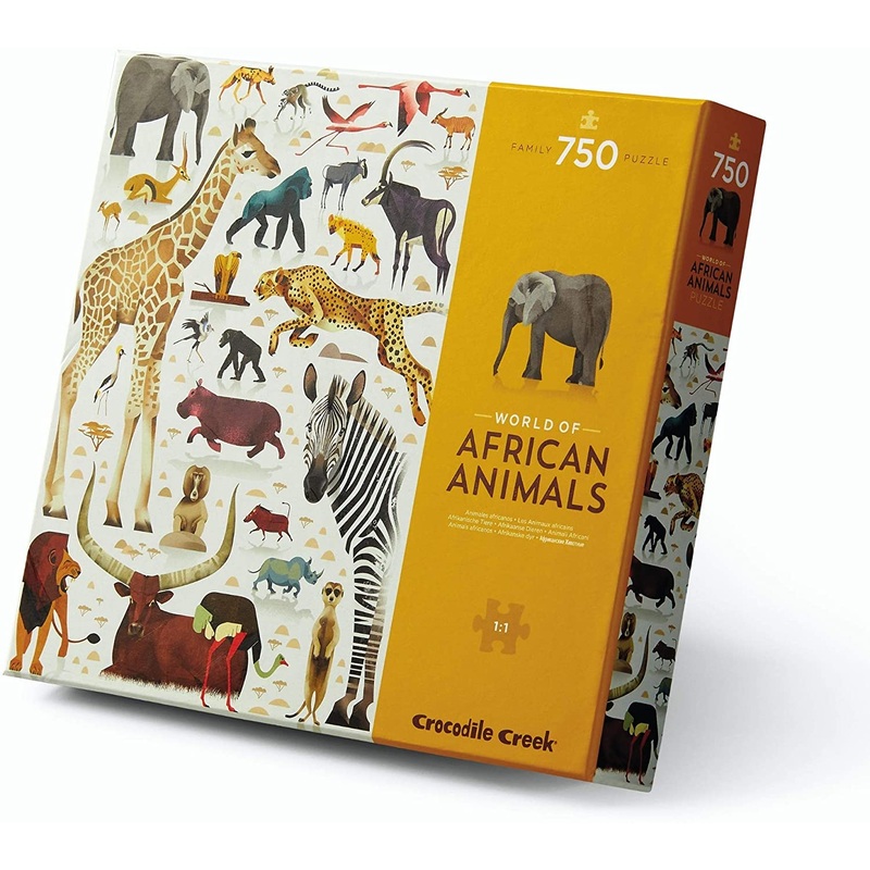 World of African Animals 750Pc Puzzle