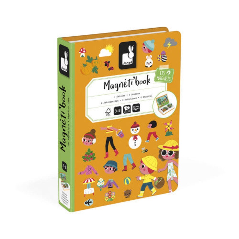 Janod 4 Seasons Magnetic Book