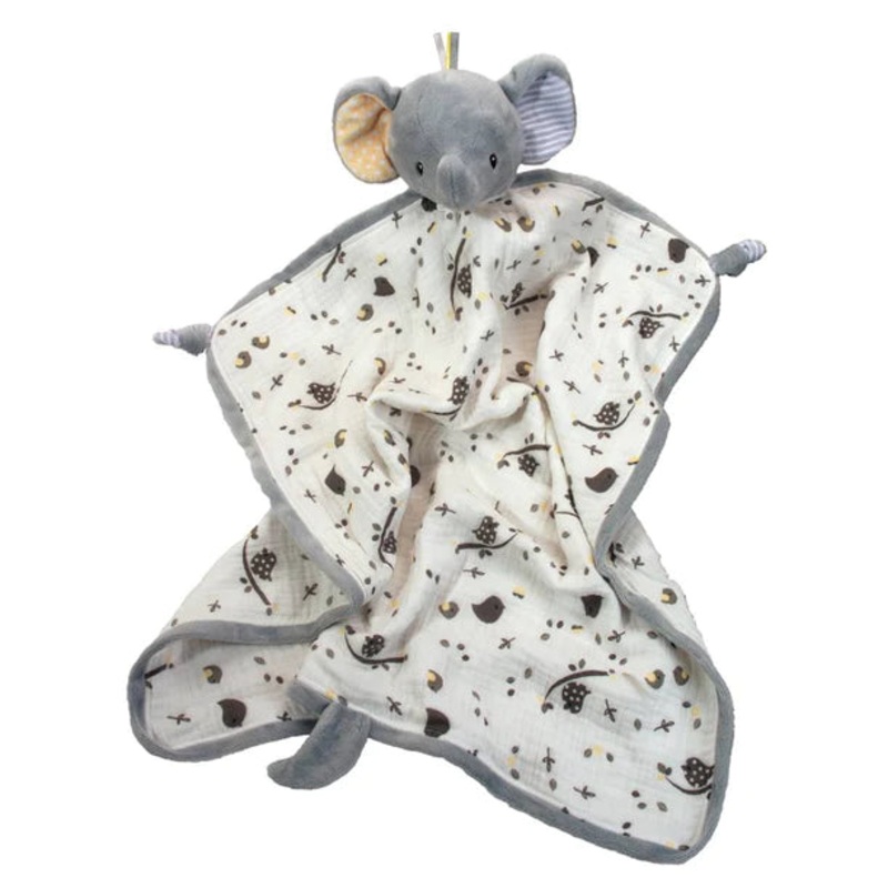 Joey Gray Elephant Blanki Lovey
