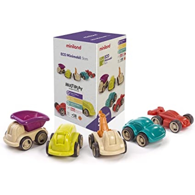 Miniland Eco Minimobil Mini 5Pc Car Set