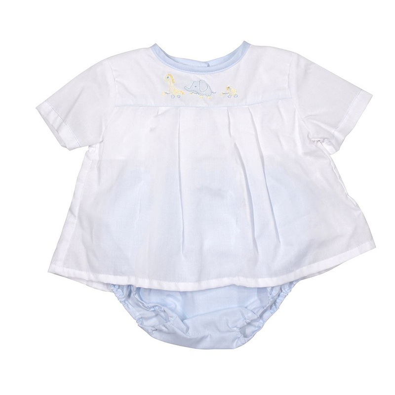 Petit Ami NB Diaper Set- Animals Smock