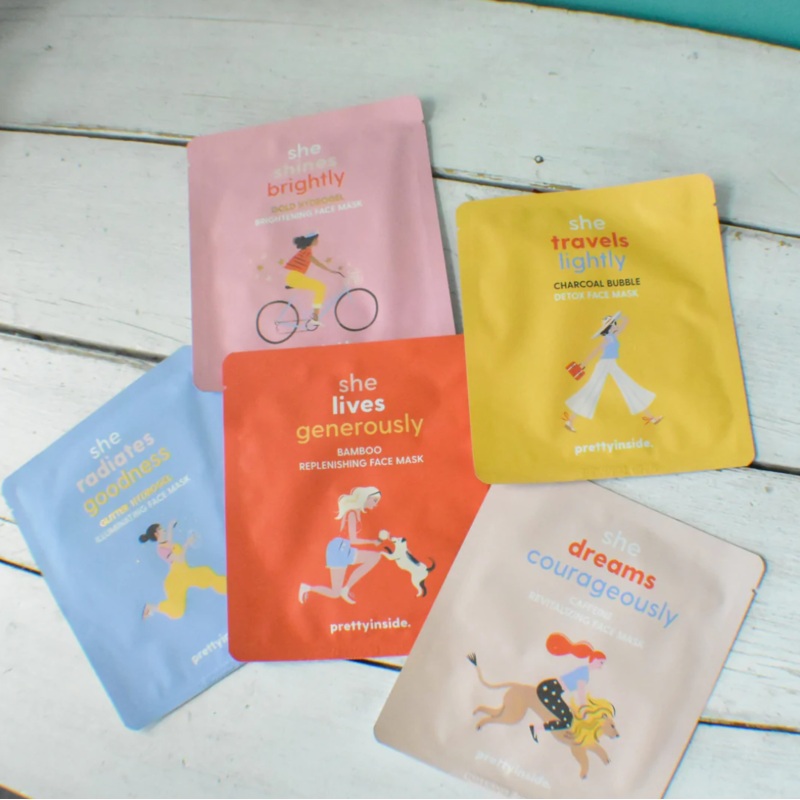 Pretty Inside Face Masks - Assorted