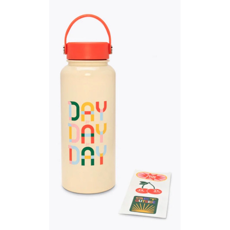 Stainless Steel Water Bottle - Day by Day