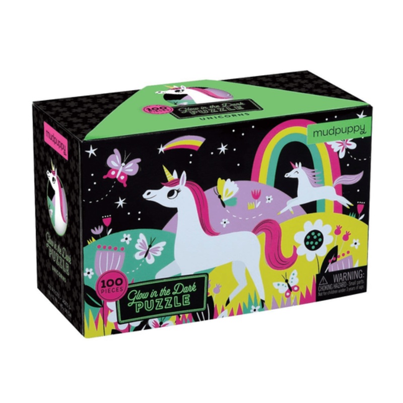 Unicorns Glow In The Dark 100Pc Puzzle