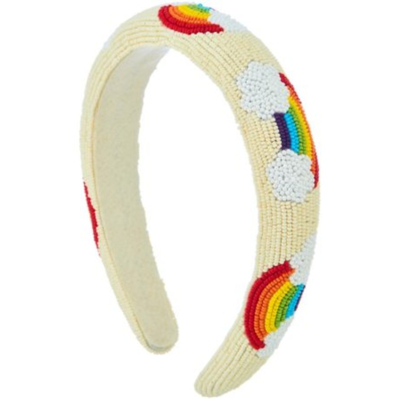 Beaded Rainbow Headband