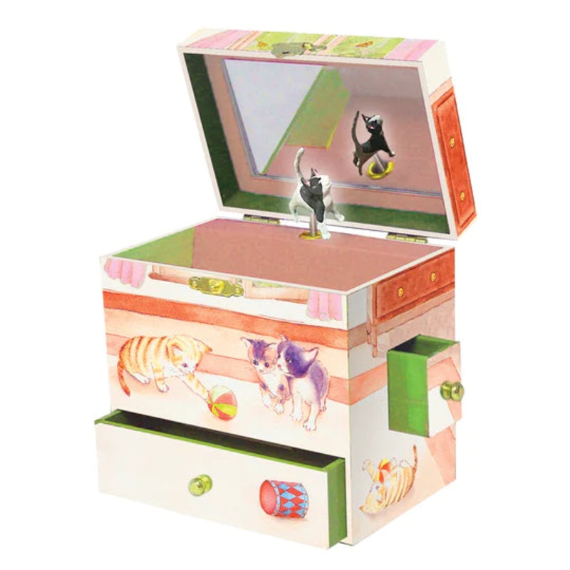 Enchantmints Curious Kittens Music Box