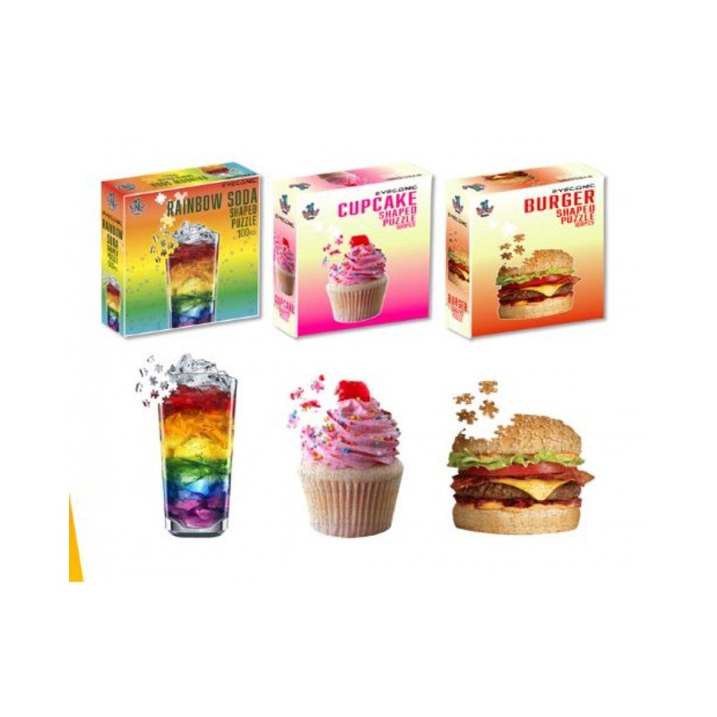 Eyeconic 100Pc Food Shaped Puzzle