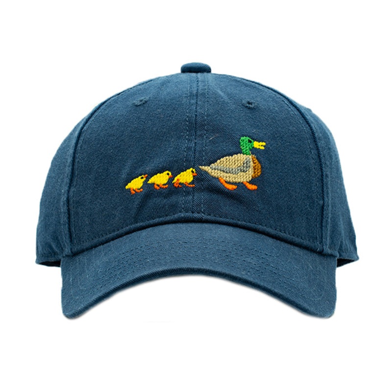 Harding Lane Baseball Hat Ducklings On Navy