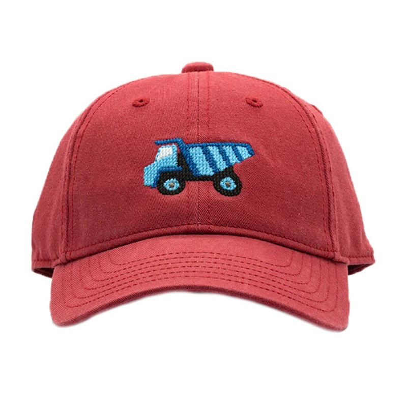 Harding Lane Baseball Hat Dump Truck on Weathered Red
