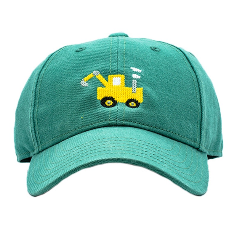 Harding Lane Baseball Hat Excavator on Green