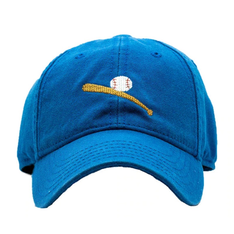Harding Lane Baseball Hat on Cobalt Blue