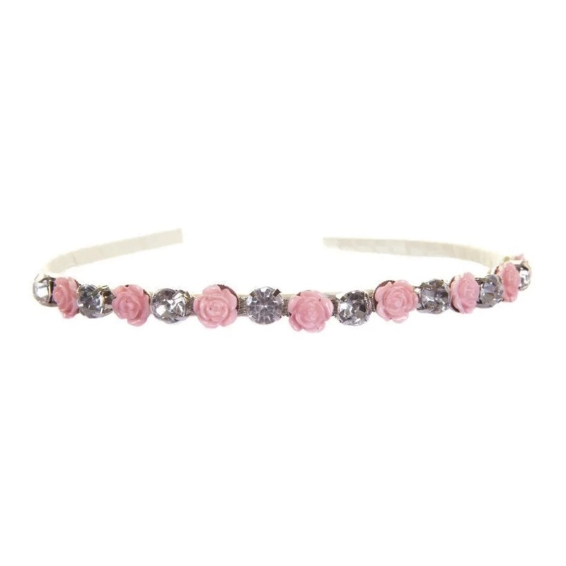 Diamond Rosette Headband