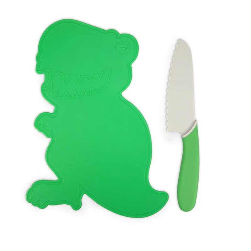 Dinosaur Cutting Board & Knife Set