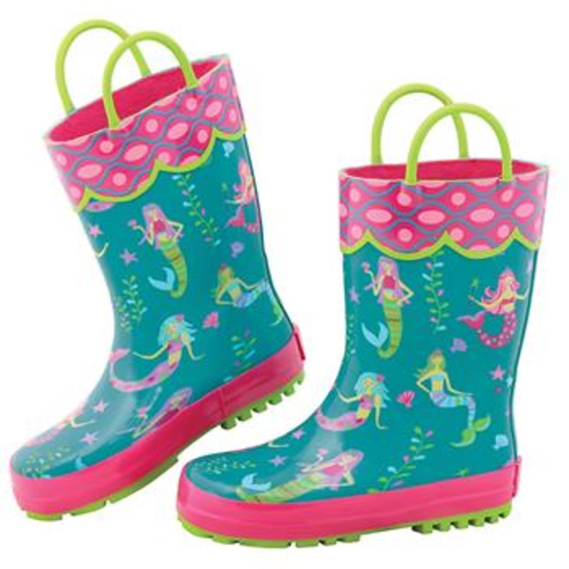 Stephen Joseph Rain Boots - Mermaid