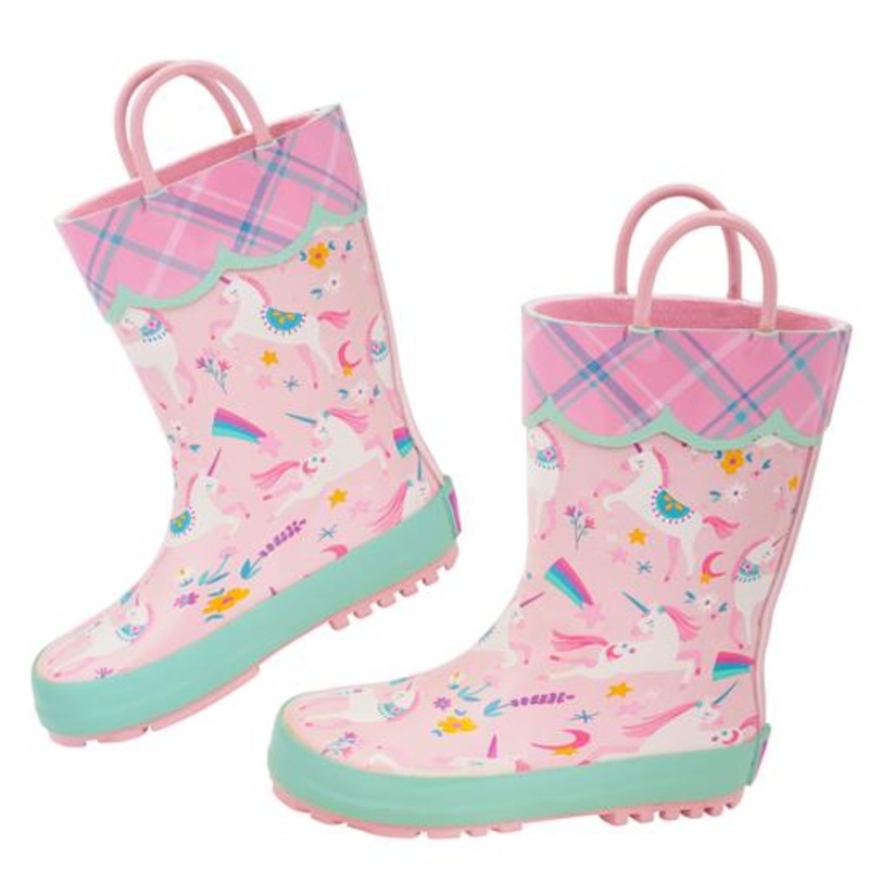 Stephen Joseph Rain Boots - Pink Unicorn
