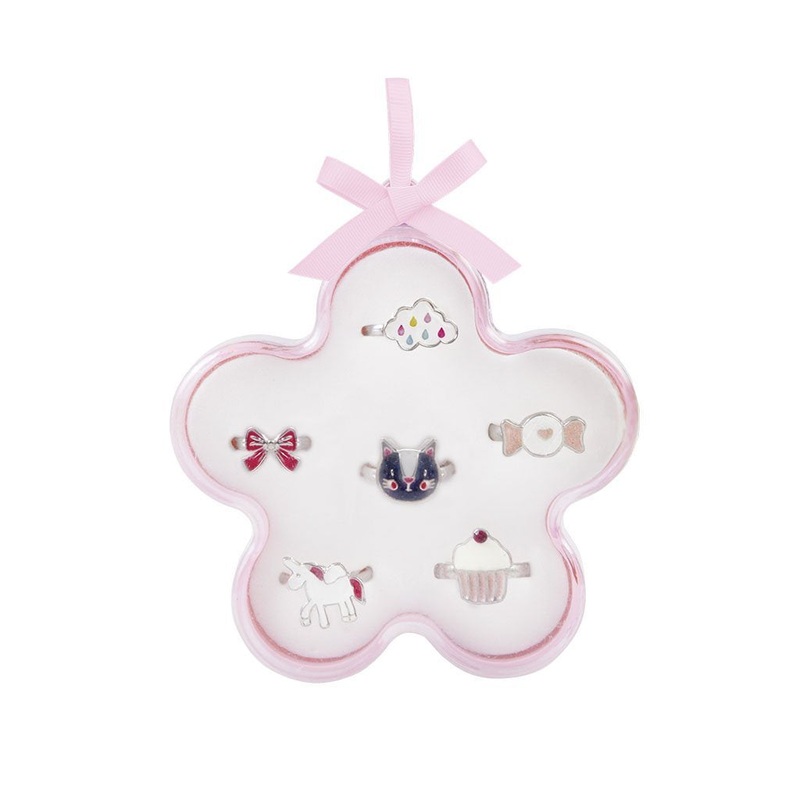 Sweet Treats 6Pc Ring Set w/ Display Box