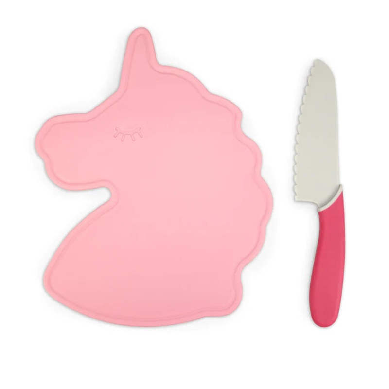 Unicorn Cutting Board & Knife Set