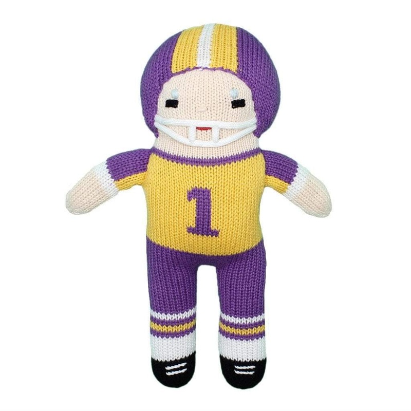 Zubels 7" Football Player Rattle