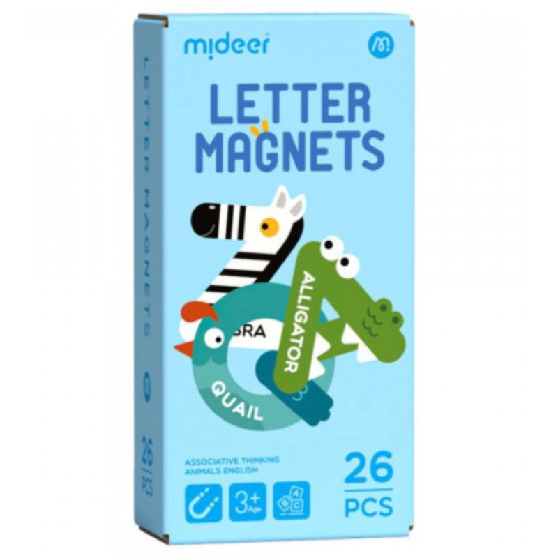 26pc Uppercase Animal Letter Magnets