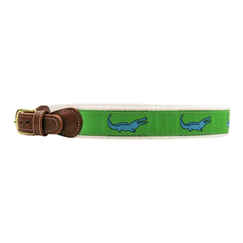 J Bailey Buddy Belt - Green Croc