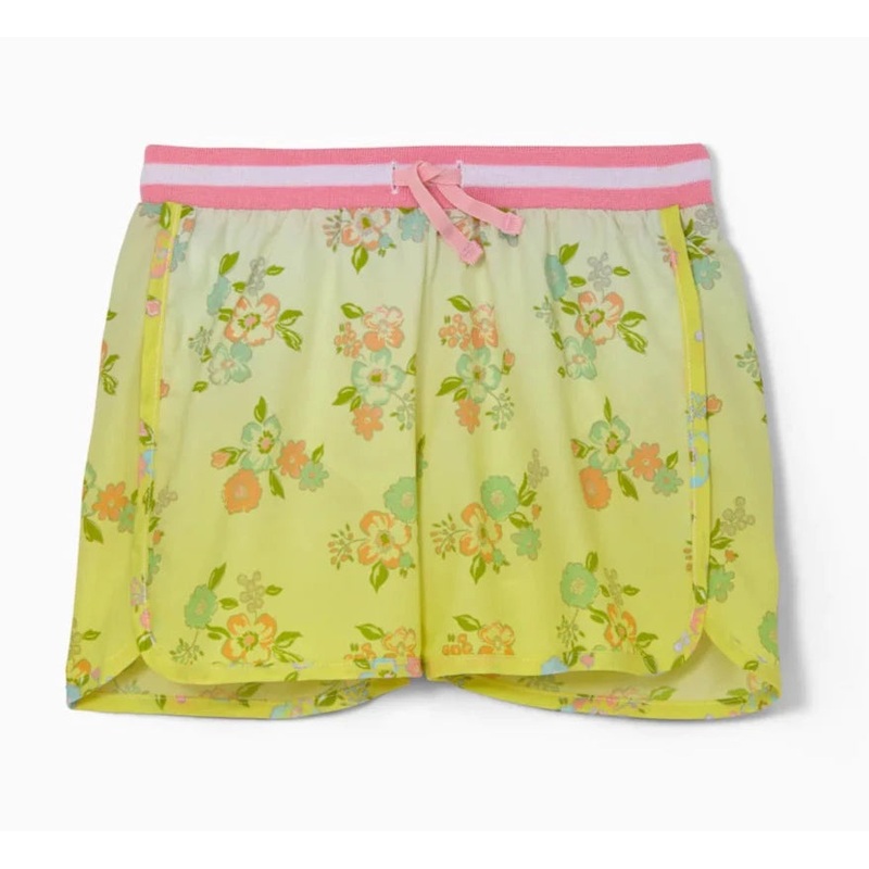 Rockets of Awesome Active Floral Short - Highlighter