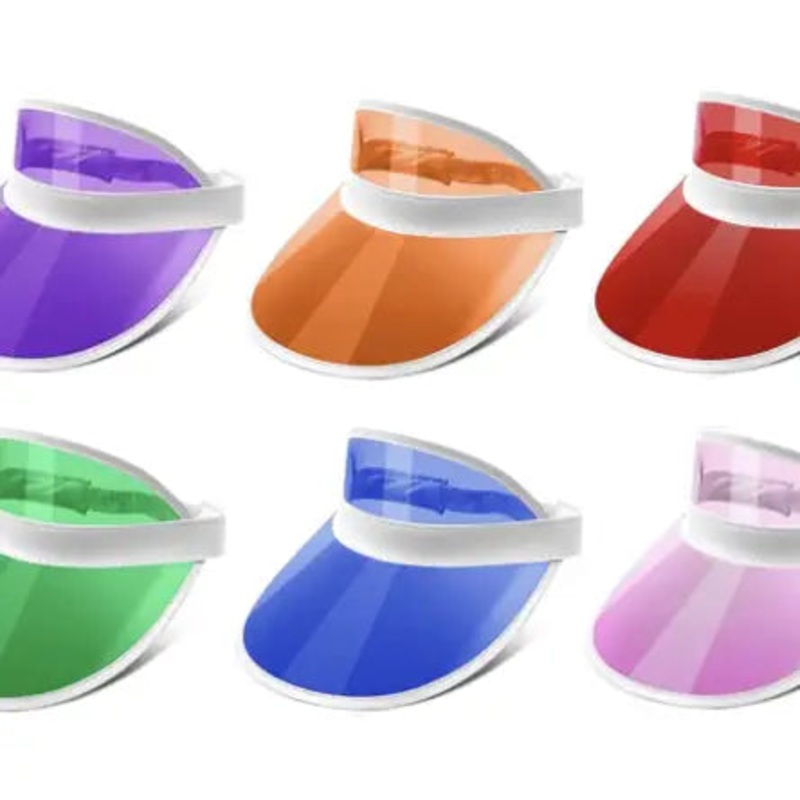 Summer Retro Clear Visor Hat