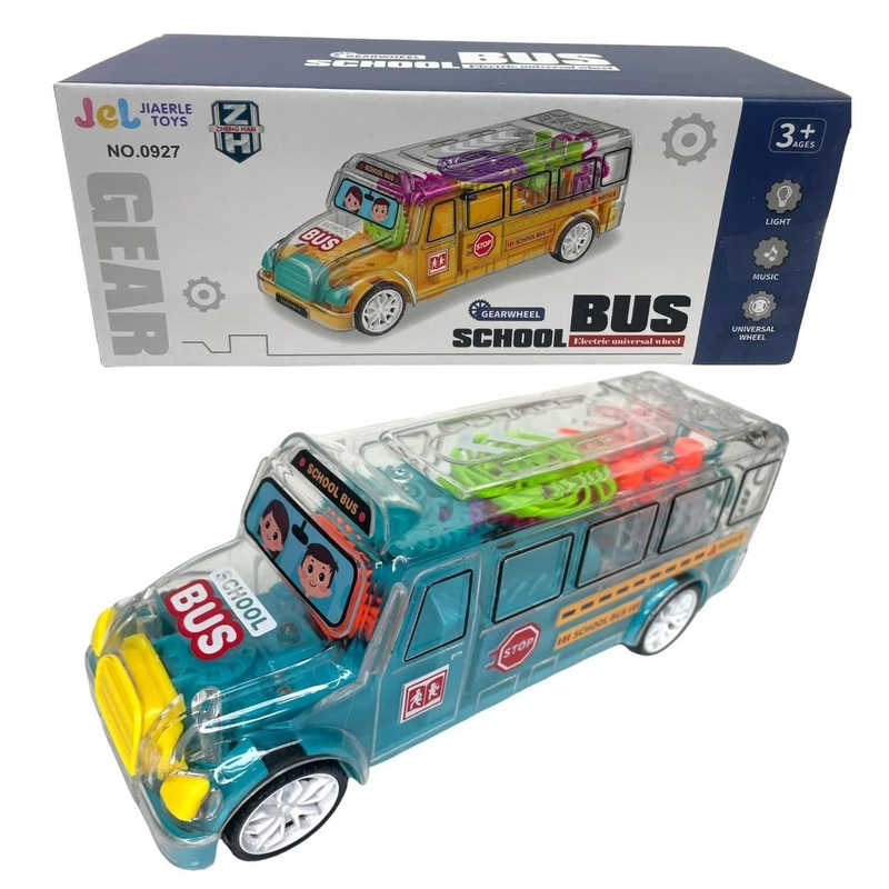 Transparent Electric Gears - School Bus