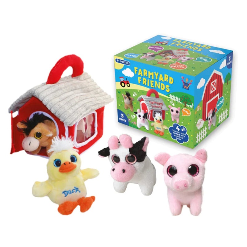 Farmyard Friends - Plush Farm Animal Set