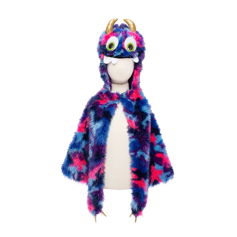 Great Pretenders Goober the Monster Cape (Blue/Purple)