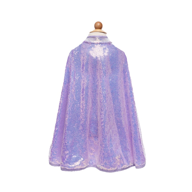 Lilac Sequins Cape