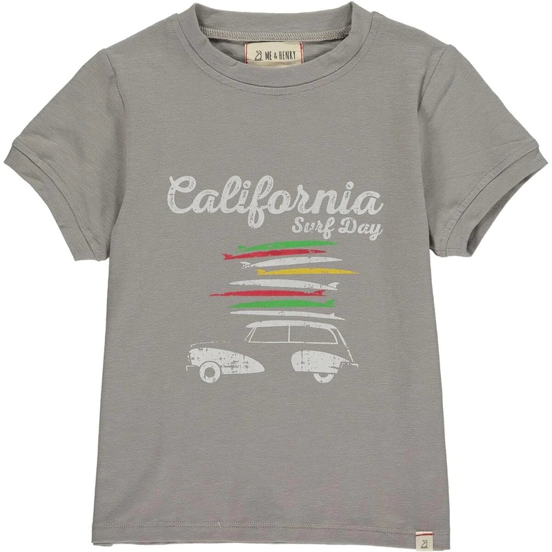 Me and Henry Falmouth Cotton Tee - Surf