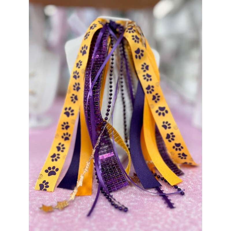 Pony Tail Streamers - Tiger Spirit