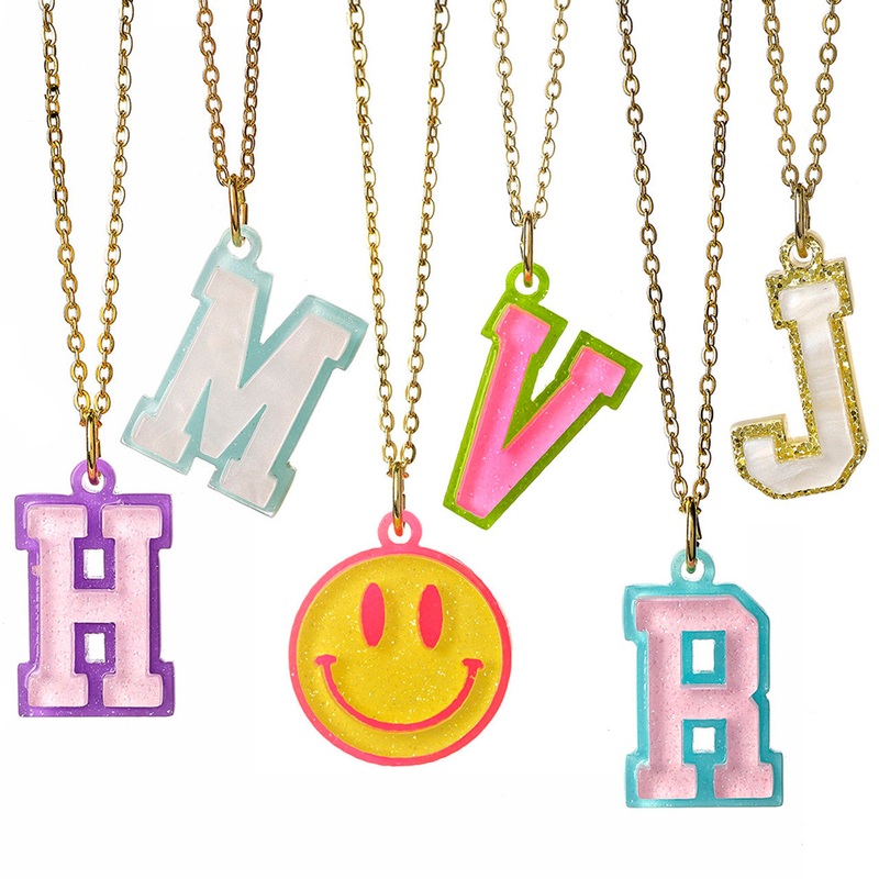 Collegiate Initial Charm Necklace