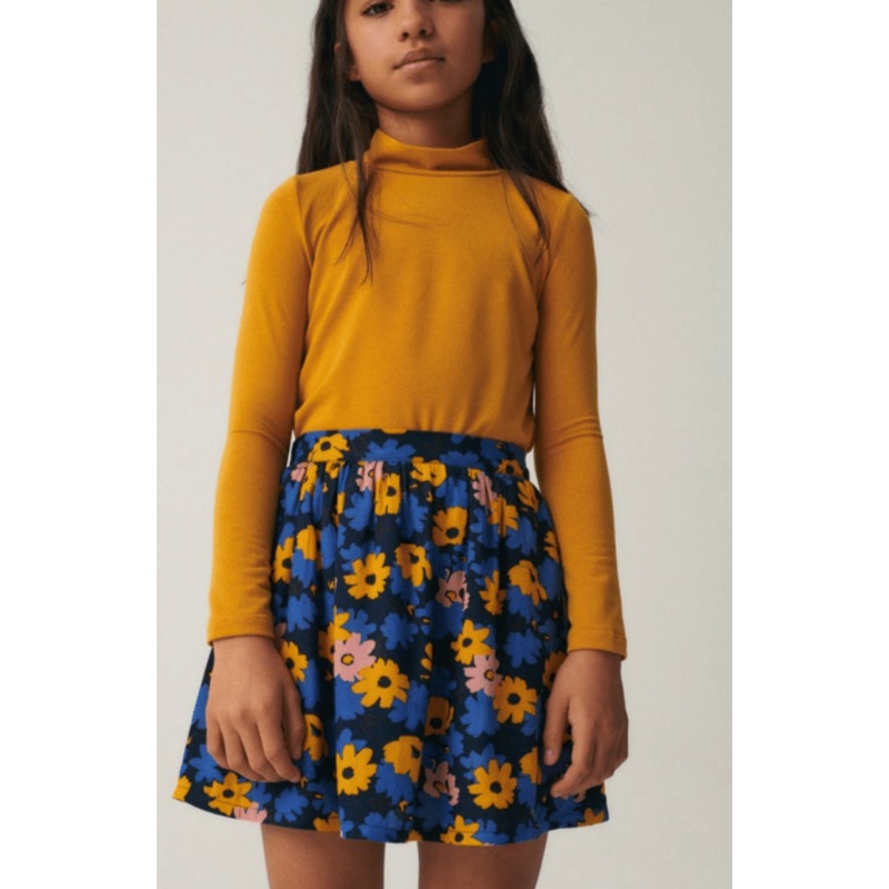 Compania Fantastica Blue Daisy Skirt