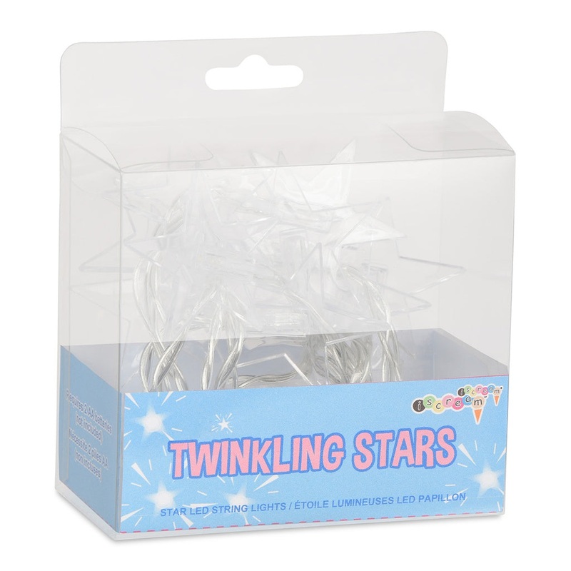 iScream LED Color Changing Twinkling Stars String Lights