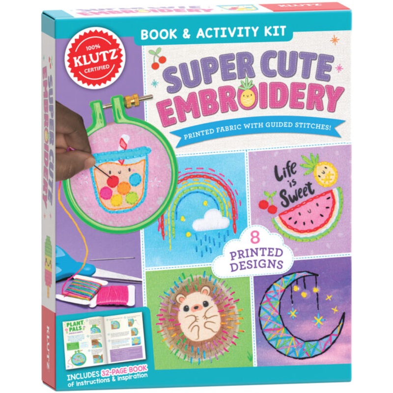 Klutz Super Cute Embroidery Kit