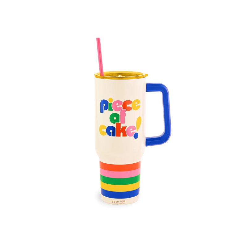 Mega Stainless Steel Tumbler - Piece of Cake