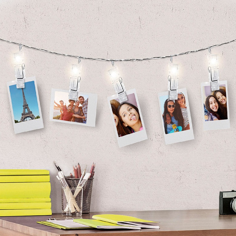 LED Photo Clip String Lights