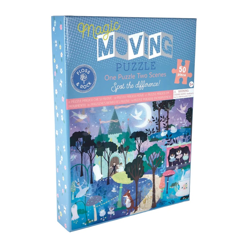 Magic Moving Puzzle 50pcs- Spot the Difference!- Enchanted