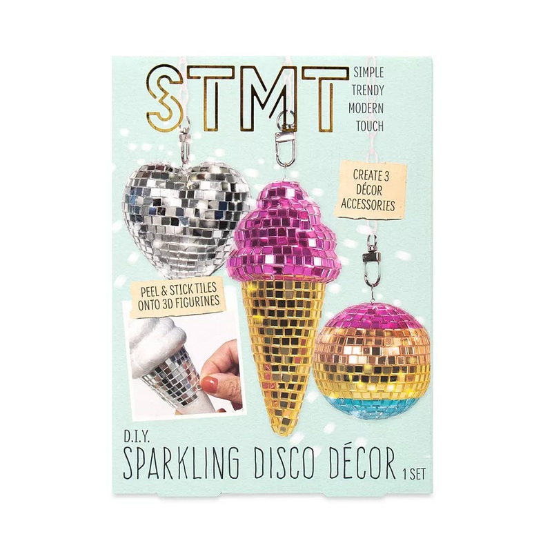 Sparkling Disco Decor Keychain Making Kit