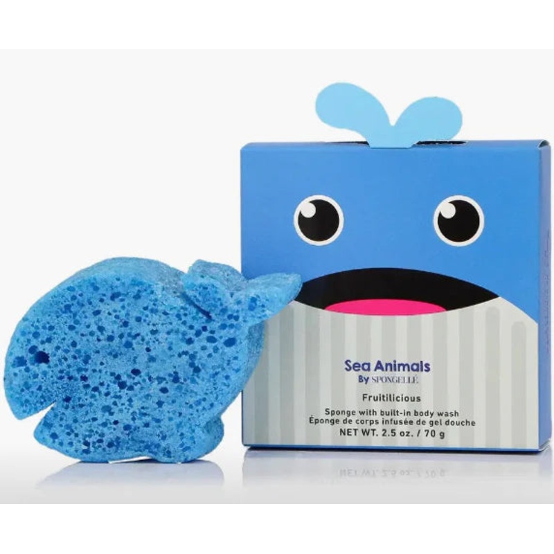 Spongelle Sponge Sea Animals - Walter Whale