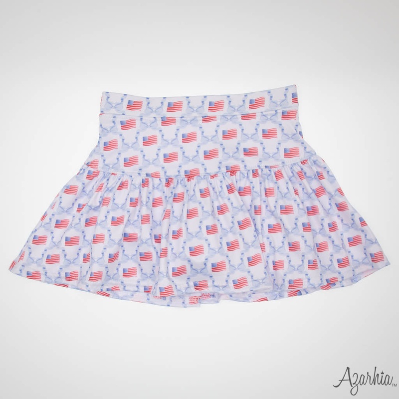 Azarhia America Gathered Skort