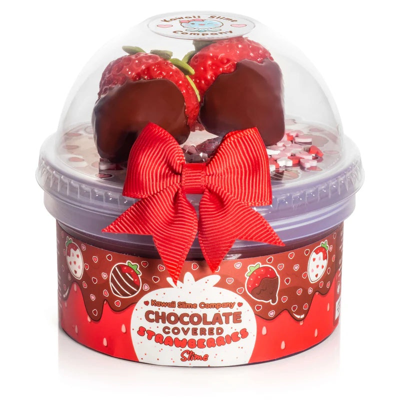 Chocolate Strawberries Glossy Slime