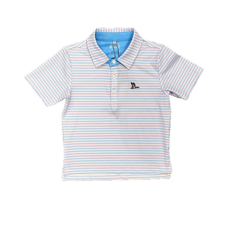 Fieldstone Youth Cayuga Polo - Pink/Blue